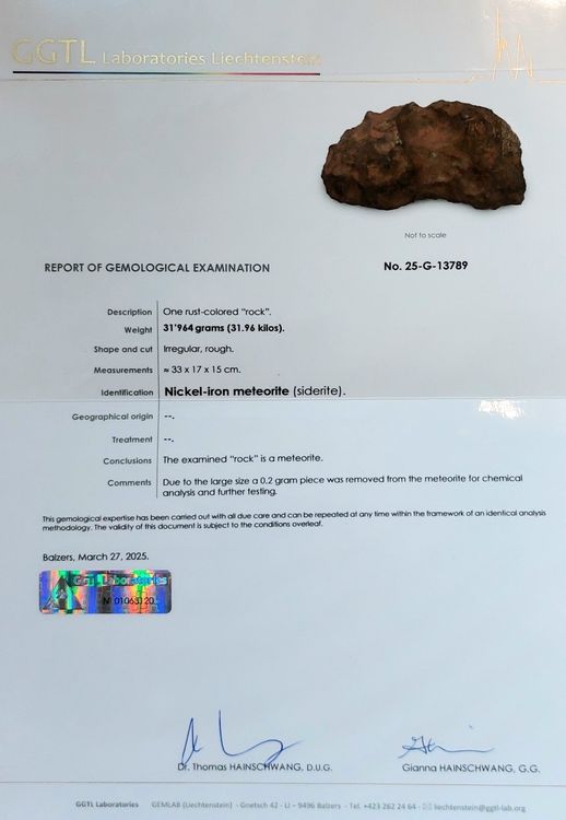 Seltene Gelegenheit, Rarität - riesiger Gibeon-Meteorit 32kg 10