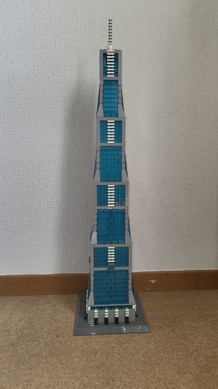 Baukästen: large building model moc skyscraper blue - Lego compatible  – Gebraucht aus Glattbrugg von har_jgc7