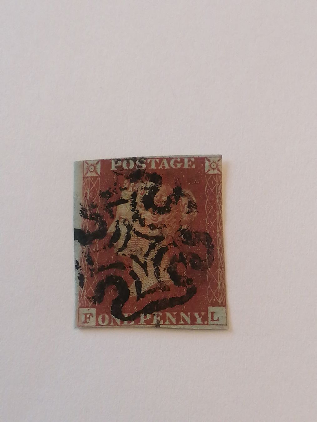 Alle Briefmarken: One Penny Red 1841  – Gebraucht aus Happerswil von tschergi