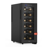 Weinkühlschrank 33 Liter 12 Flaschen Touchpanel LED leise