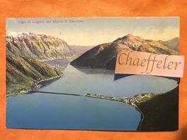 1911 Lago di Lugano dal Monte S. Salvatore 