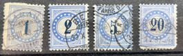 Lor Portomarken Blau 1878/92 Typ N