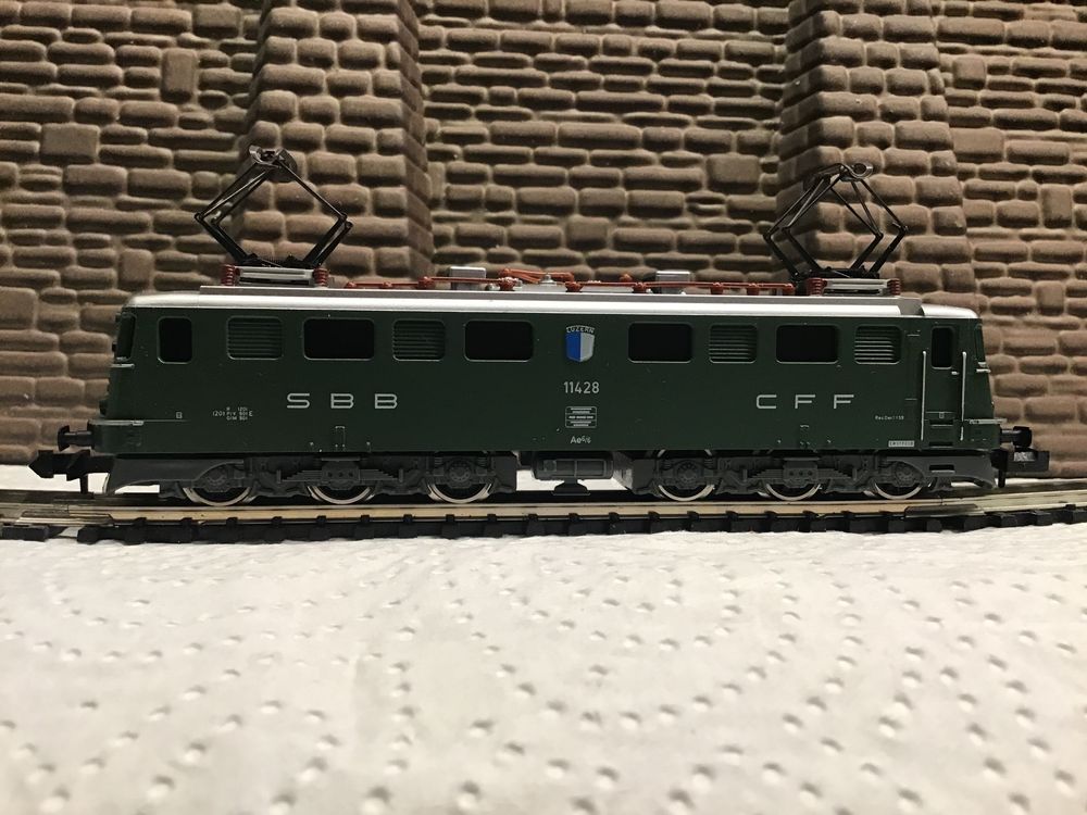 Locomotive HAG Bülher 120 SBB Ae 6/6 11403 - Échelle H0 - Vintage Suisse