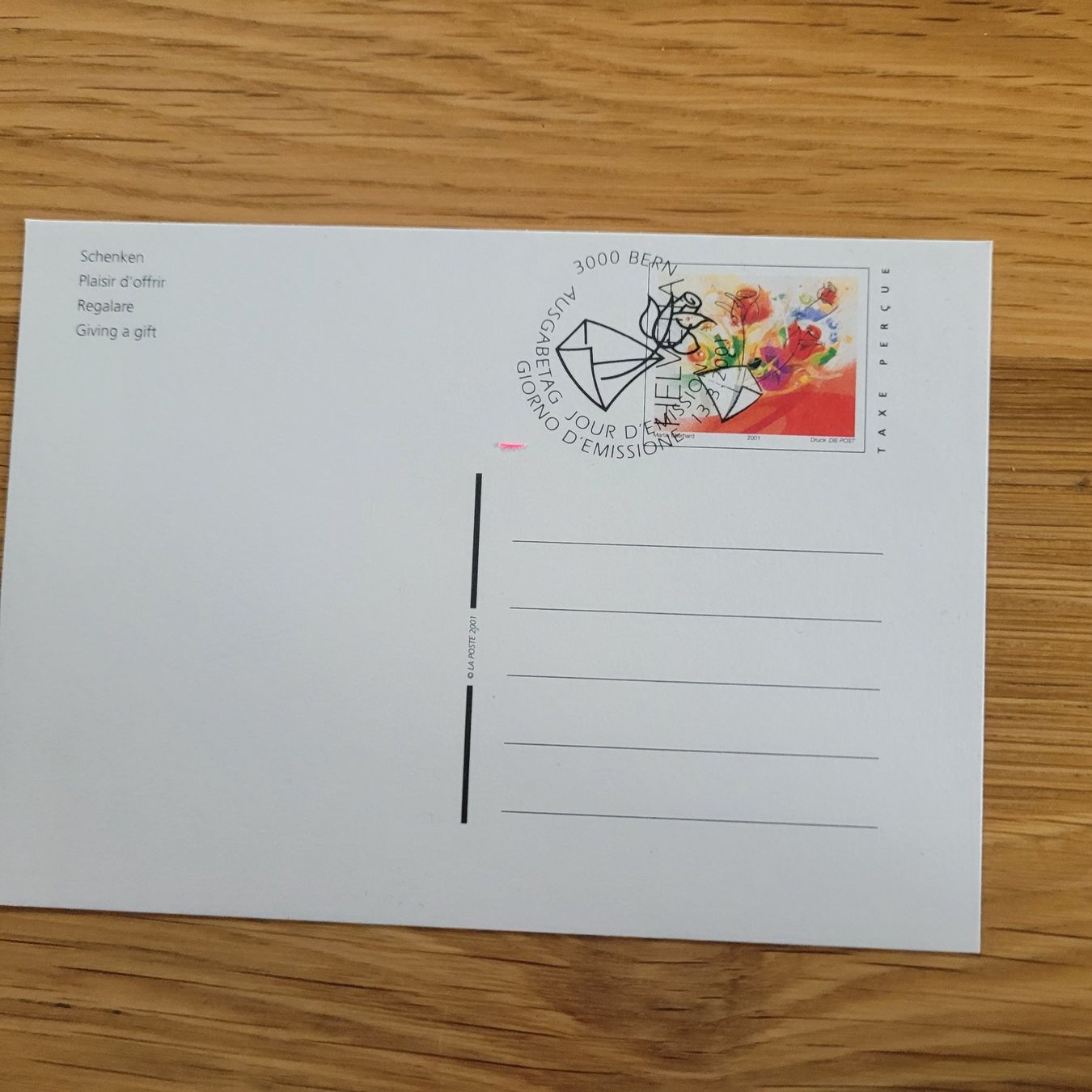 Cartes postales: GS Karte Bern 2001 – D'occasion à Biel/Bienne par Destockweb