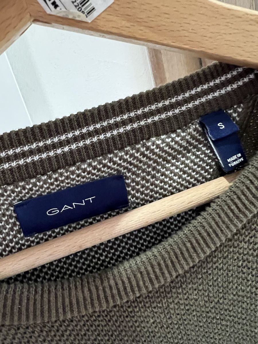 Gant Maglioni & Felpe: Pull GANT Homme Taille S Automne Kaki Chiné – Usato da Morges venduto da Alexys23 2