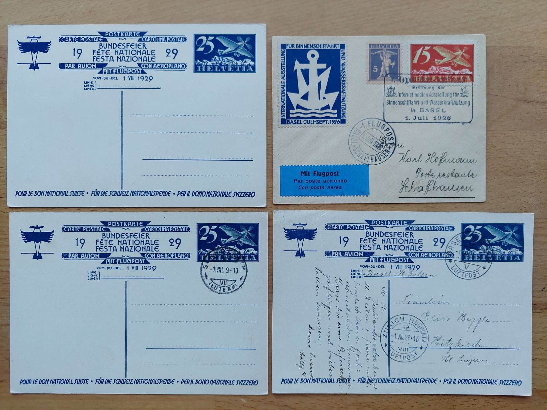 Alle Briefmarken: Flugpost-Briefe – Gebraucht aus Obfelden von Foto_Bild_Kunst_Buch 8