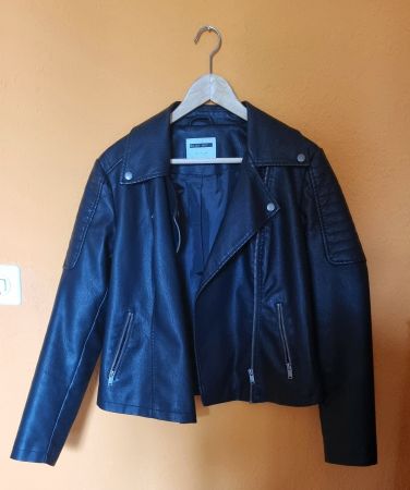 NOISY MAY - Lederjacke Grösse L, Kunstleder, wie neu!