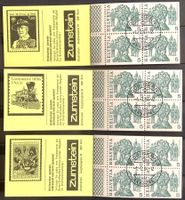 1984 Volksbräuche 3 Div. Markenheftchen 0-78a ET