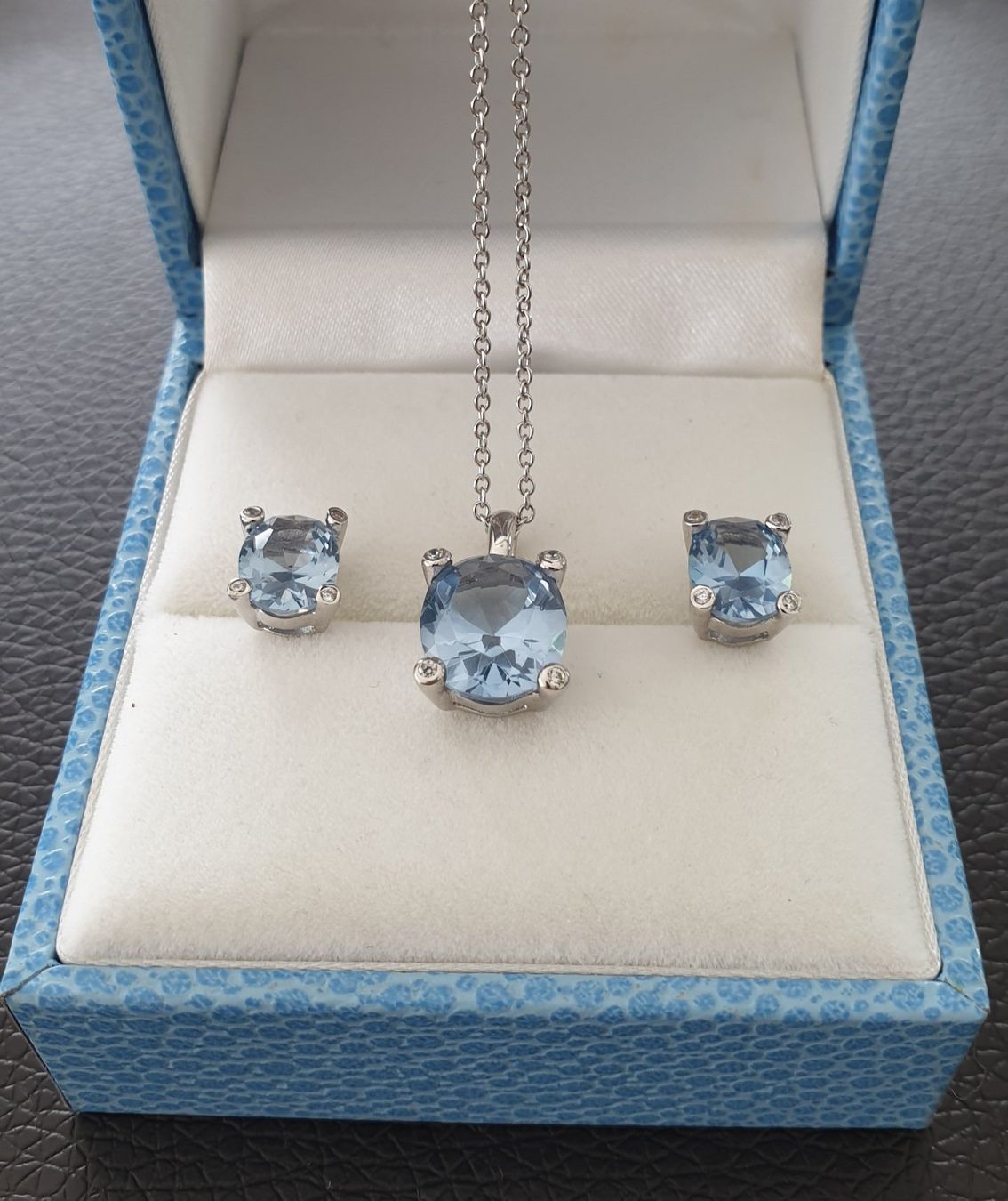 Ringe: Eleganter Silber 925 Aquamarin Ring - Neu – Neu und originalverpackt aus Uetikon am See von Coralreef 9
