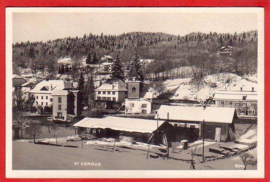 Cartoline postali: ST CERGUE EN HIVER – Usato da Grüningen venduto da Kartenlaube