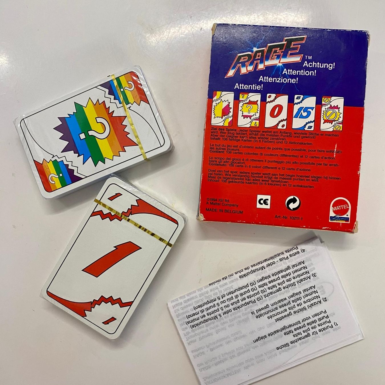 Mattel Giochi: Rage Kartenspiel - Mattel – Nuovo (secondo la descrizione) da Krauchthal venduto da SamsPuce 1