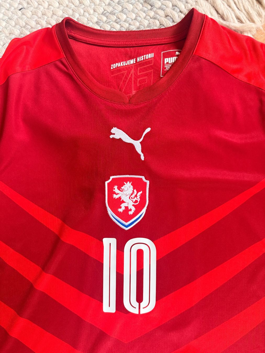 Puma Canottiere & Pantaloni: Heimtrikot Tschechien 2016, Thomas Rosicky – Usato da St. Gallen venduto da samuel9408 2