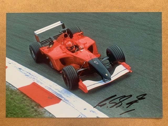 Autogramme: Sommer Preis / 5 Orginal M. Schumacher – Gebraucht aus Grabs von Sauber60 4