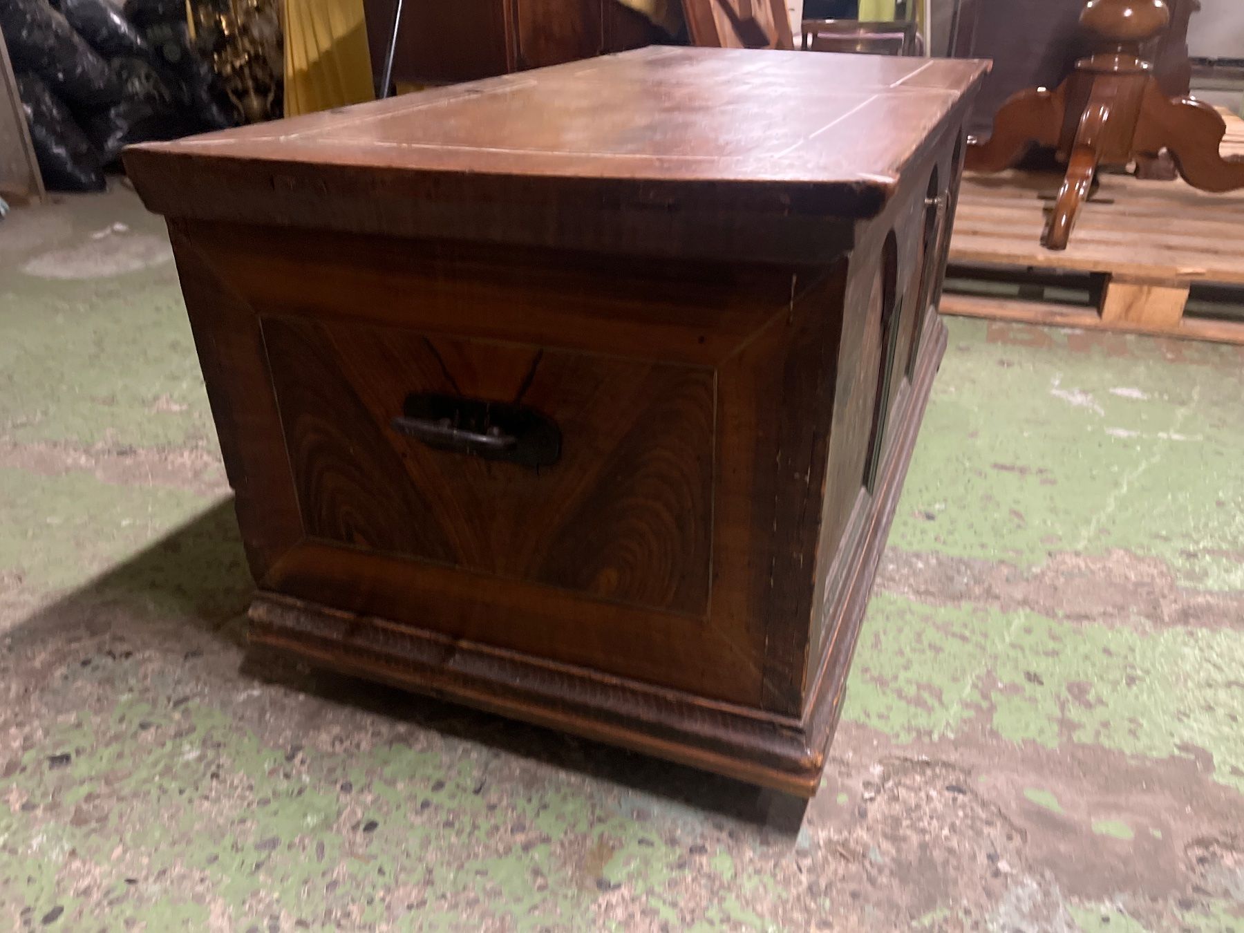 Cassapanche: Kleine antike Holz Truhe – Usato da Rorschach venduto da TimelessTrading 2
