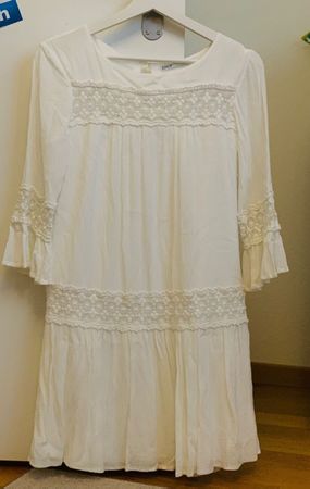 Weisses langarm Kleid von ONLY Gr. XS/34 - 230928