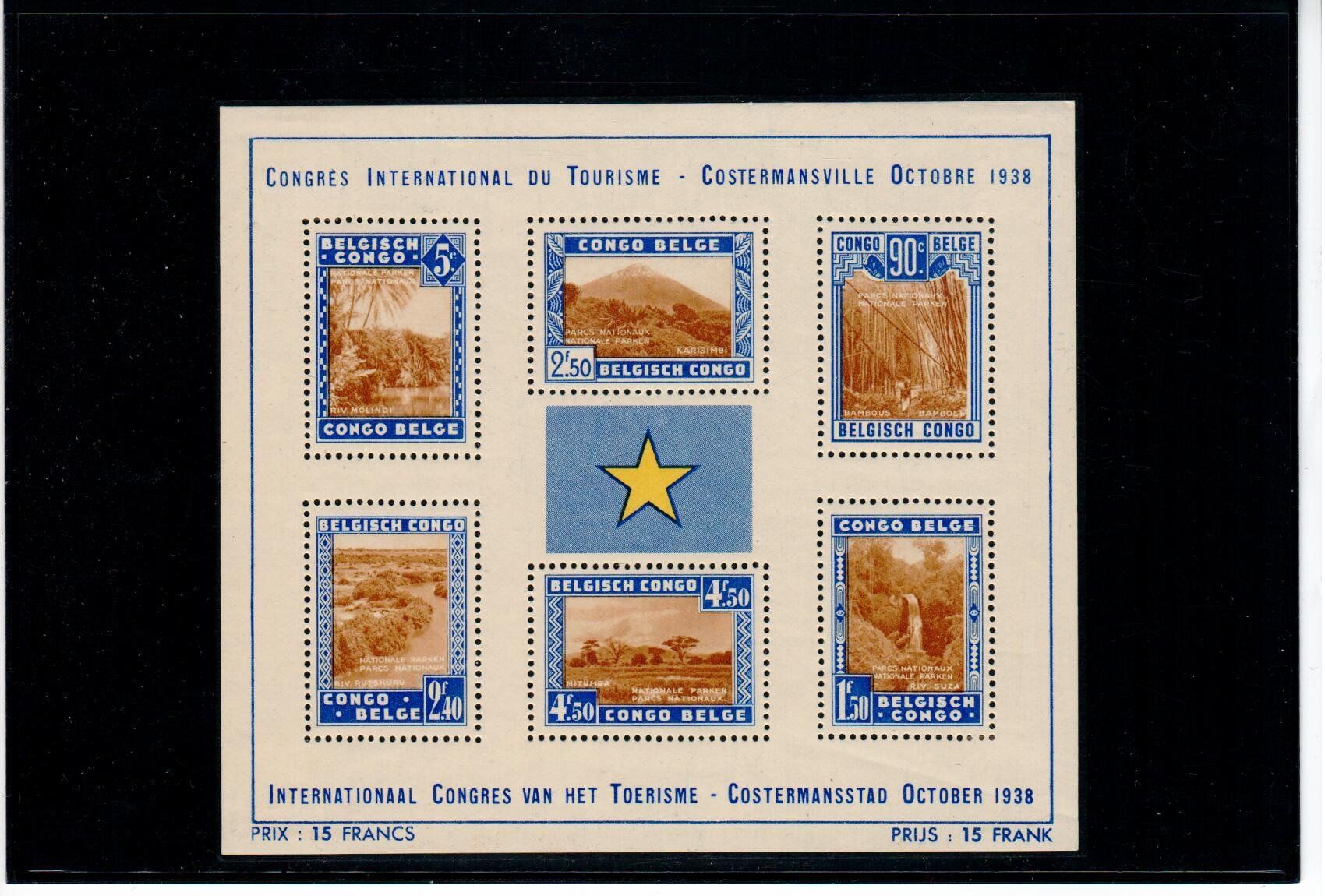 Tutti i francobolli: Block Belgisch Kongo 1938 * – Usato da Wolhusen venduto da Curver9