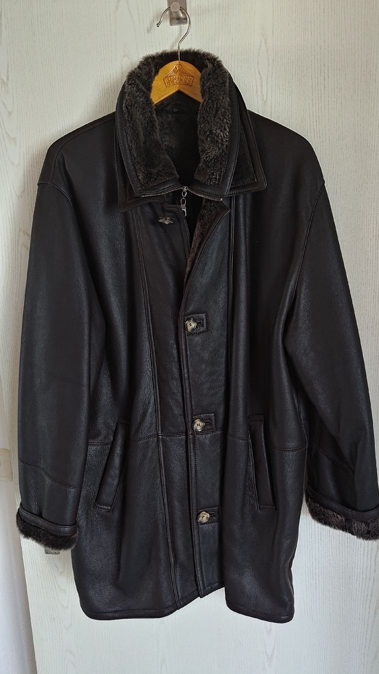 Giacche: Lederjacke Braun Gr. 54 / Lammnappa – Nuovo (secondo la descrizione) da Illnau venduto da Sefan