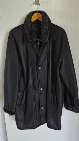 Lederjacke Braun Gr. 54 / Lammnappa