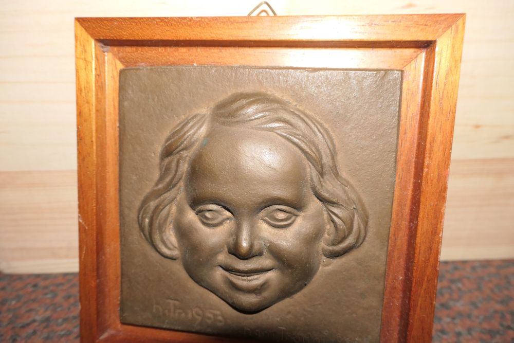 Bronzerelief Hans Trudel 1953 original mit Signatur Kaufen auf Ricardo
