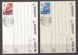 Vorfrankierte Adressetikette ErstTag 1. Juli 1994