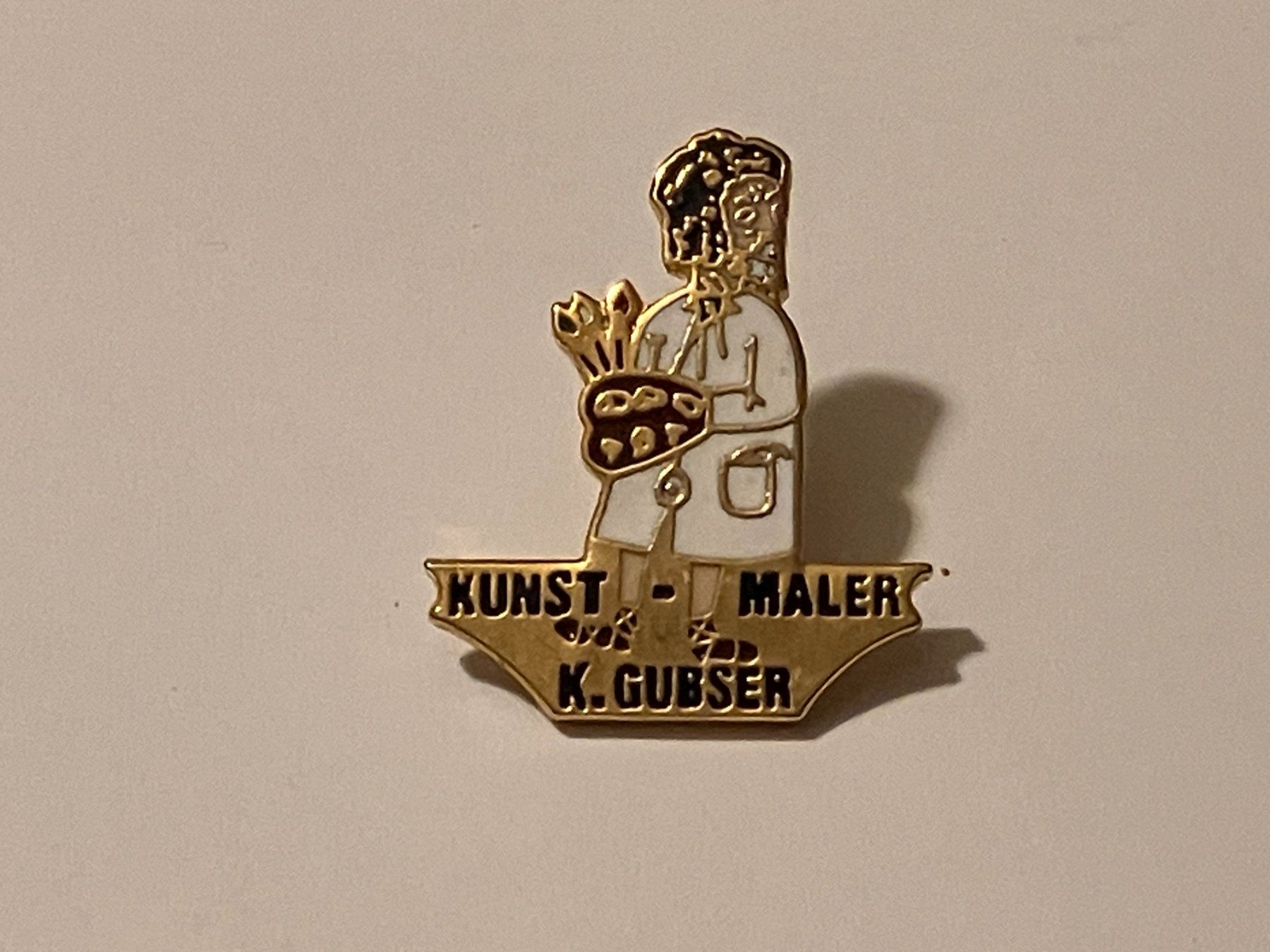 Placchette & Badge: 1 Pin Kunst Maler Gubser – Usato da Basel venduto da djwwpp