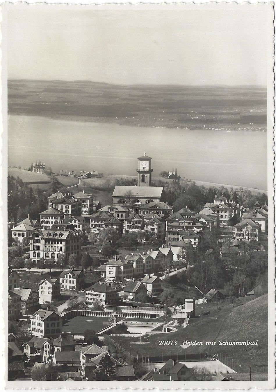 Cartoline postali: 20073    Heiden  mit  Schwimmbad – Usato da Bütschwil venduto da Jackson1A