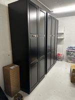 IKEA PAX Kleiderschrank schwarz mit Türen & Zubehör
