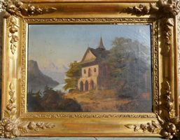 beau tableau romantique cadre d'origine