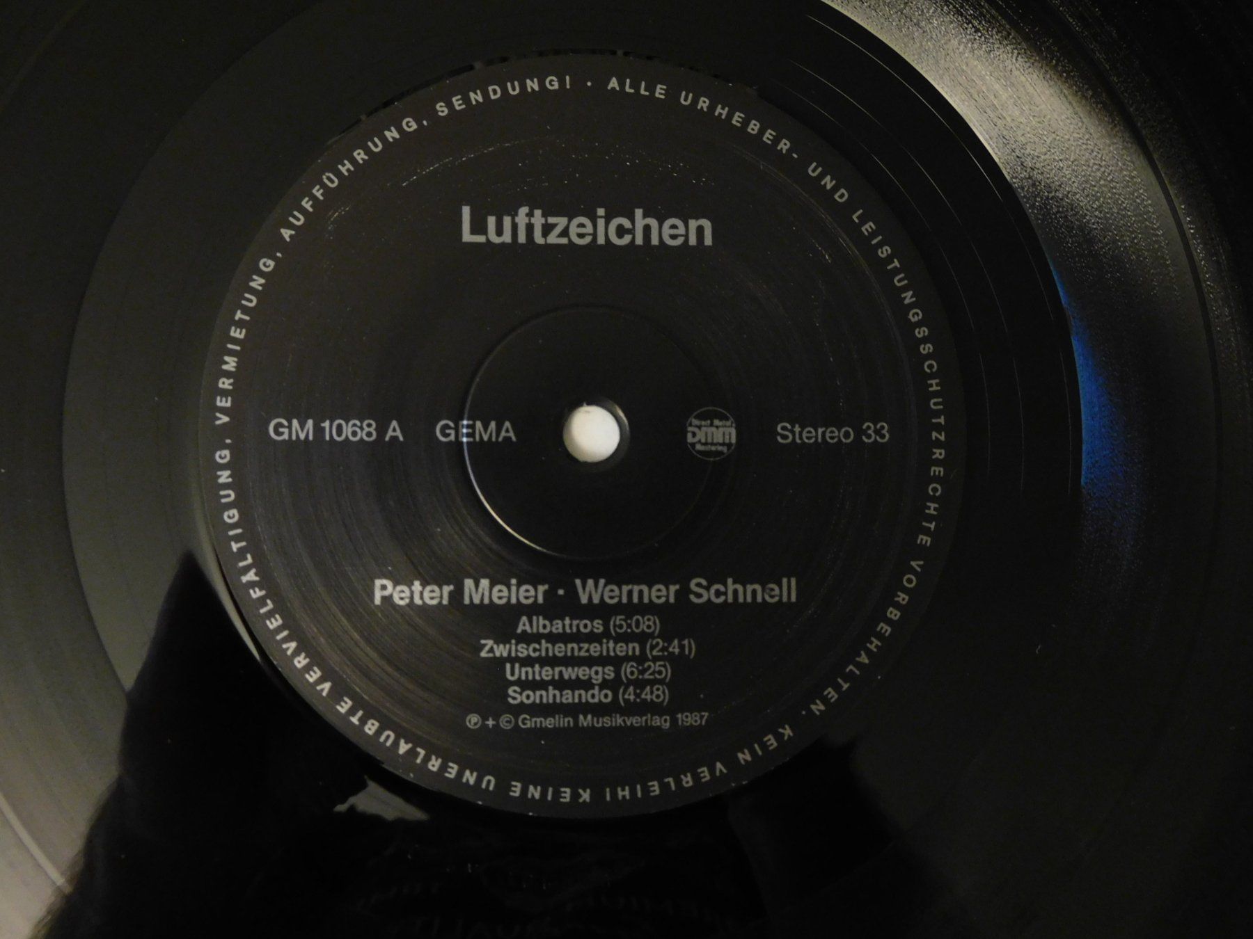 Dischi in vinile: Peter Meier / Werner Schnell ‎– Luftzeichen – Usato da Emmenbrücke venduto da Dickens 2