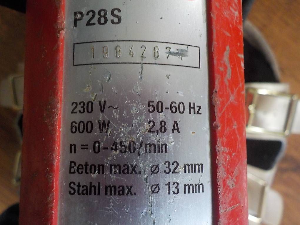 Duss Trapani: Bohrhammer P28S – Usato da Montlingen venduto da Tasti 1