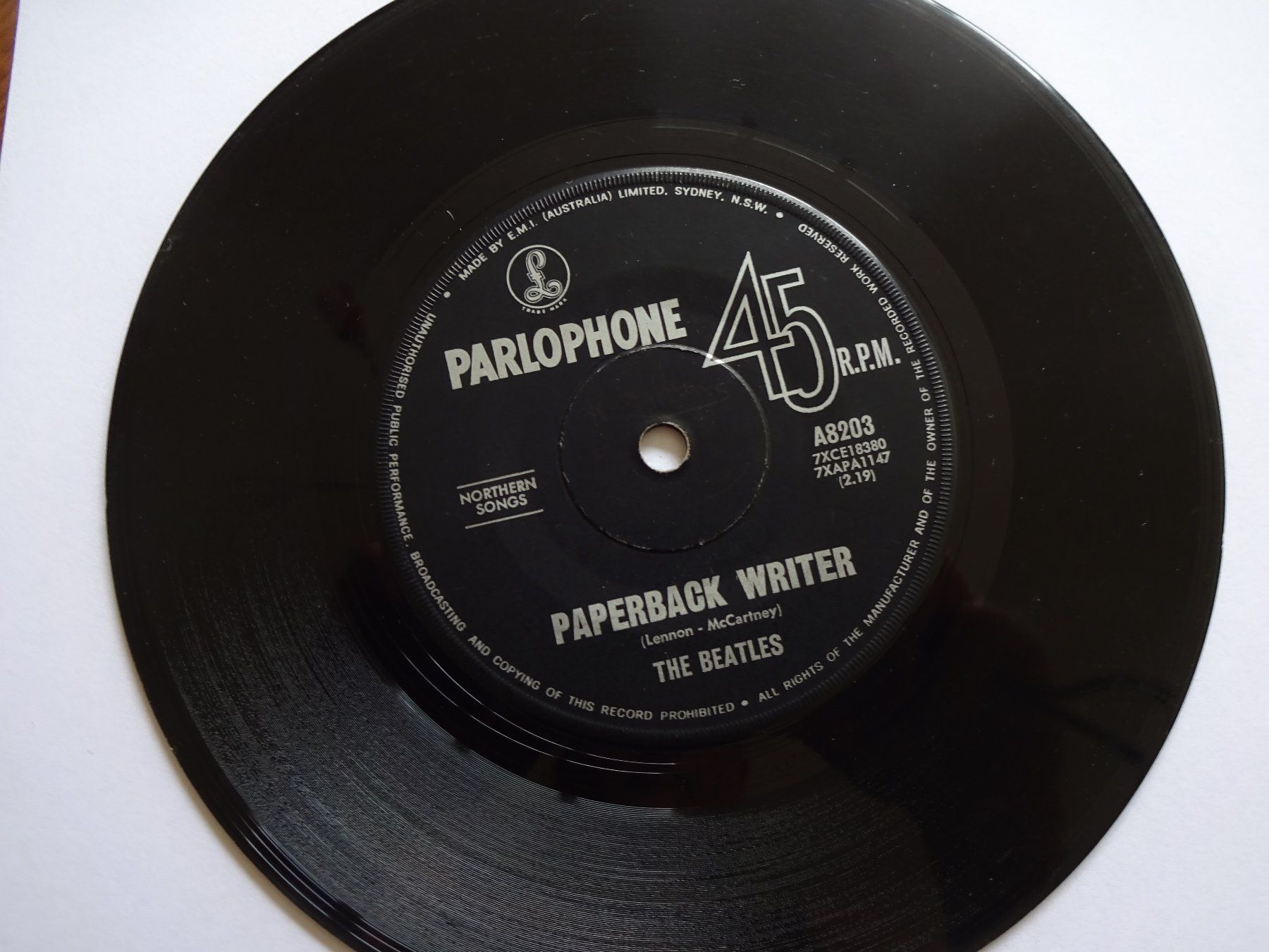 Dischi in vinile: 1966  -  Single  - Beatles "Rain" und "Paperback Writer" – Usato da Cham venduto da mktreasure 2