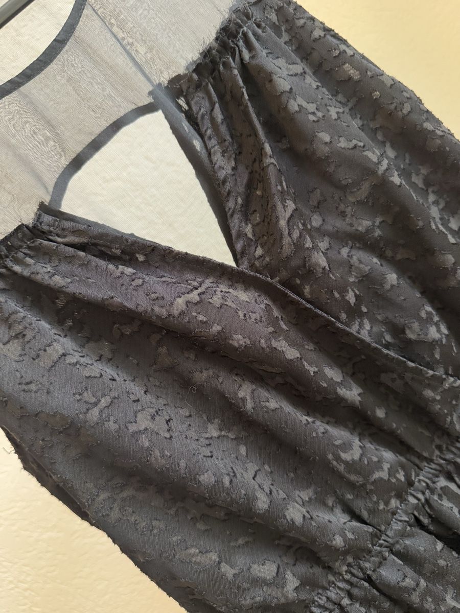 Kookai Vestiti: Robe noire transparente Kookai, t.38/M – Usato da Tavannes venduto da Thriftshop 1