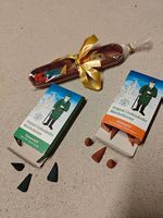 Räucherkerzen Geschenk - Tannenduft / Zimpfapfel