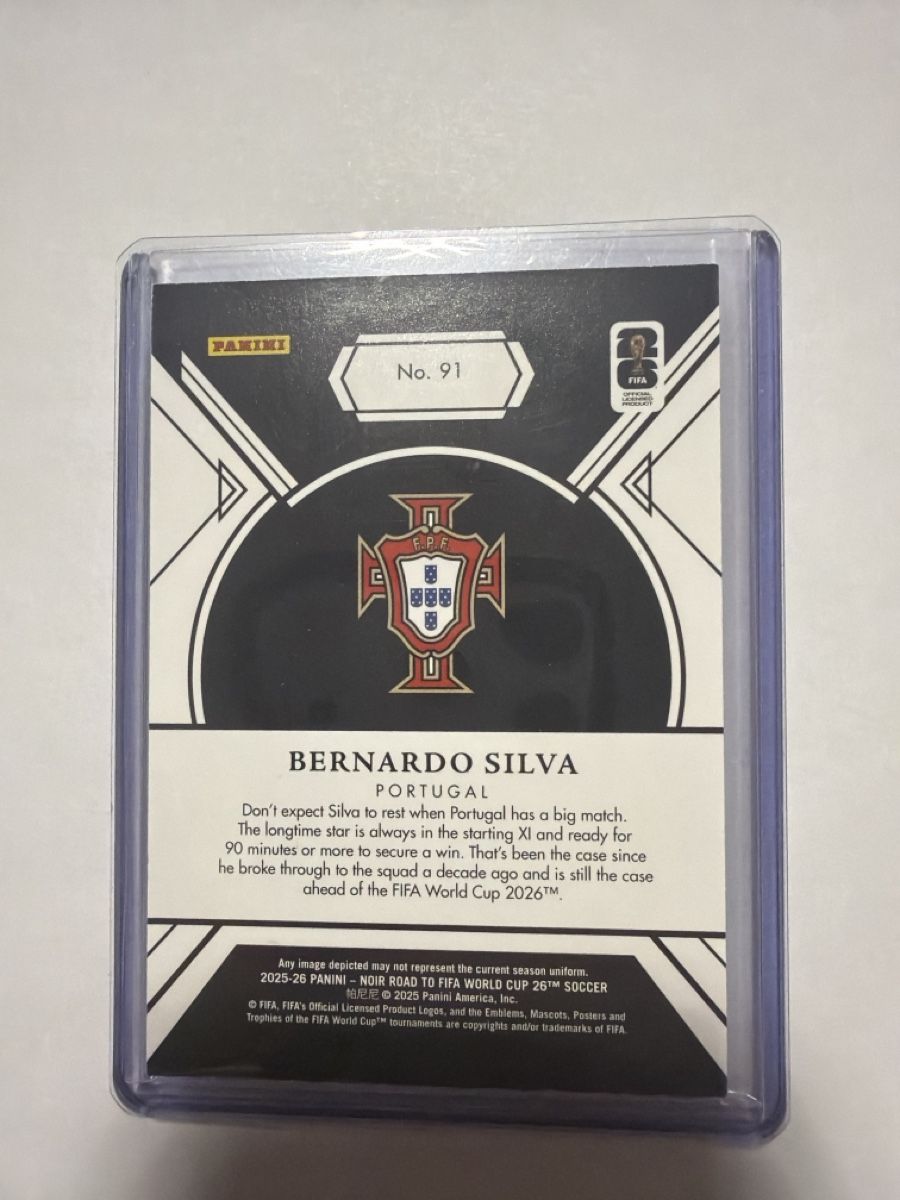 Panini Carte collezionabili: Bernardo Silva Panini noir – Usato da S. Antonino venduto da Mc2495 1