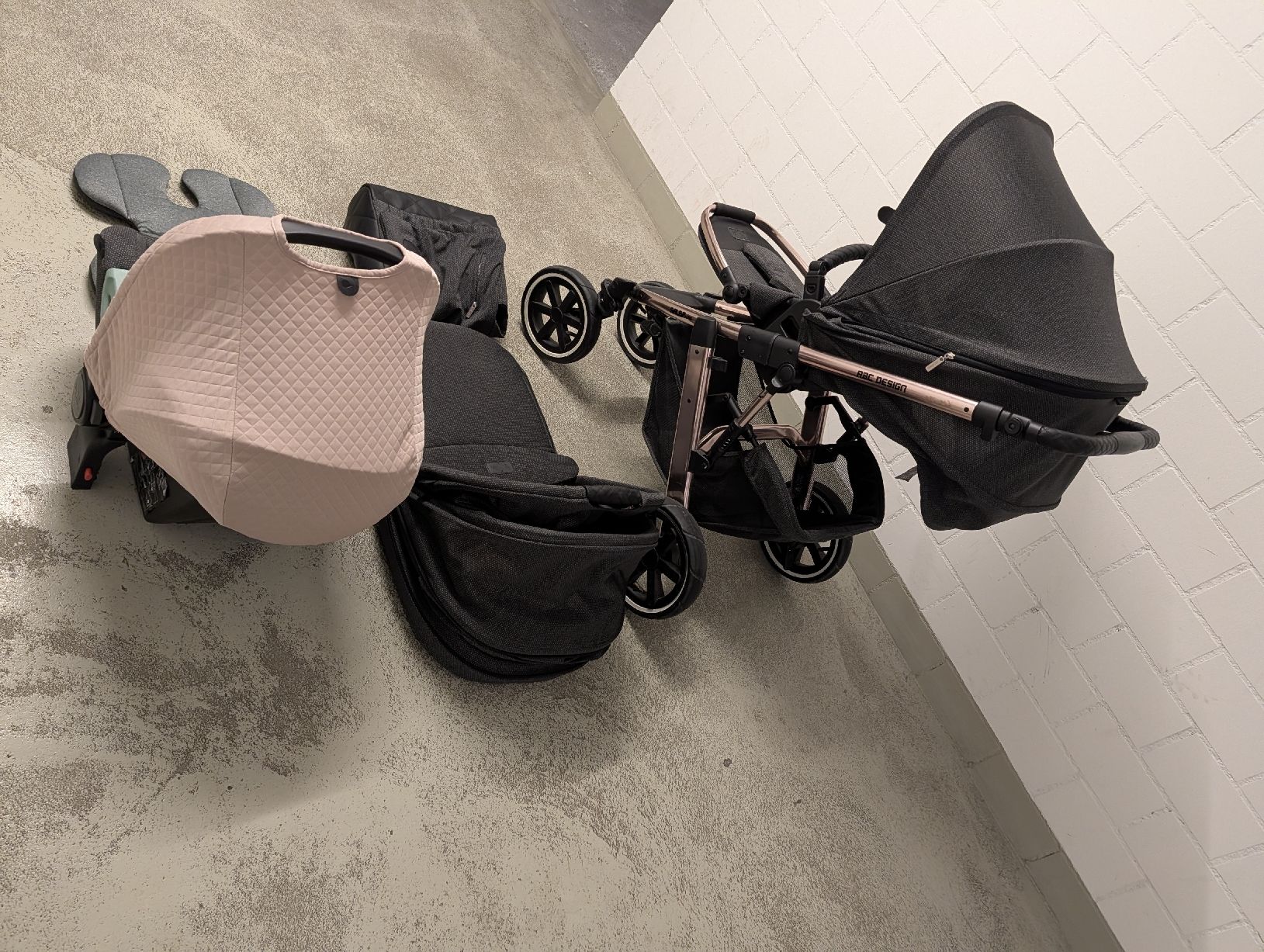 ABC Design Kinderwagen: Kinderwagen ABC Design Set mit Babyschale  – Gebraucht aus Oftringen von deidju13 4