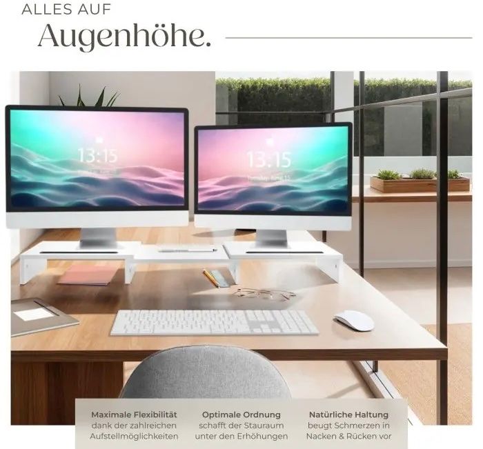 Bildschirmhalterung: Monitorständer Bozen – Neu und originalverpackt aus Oberegg von MR-shop 2