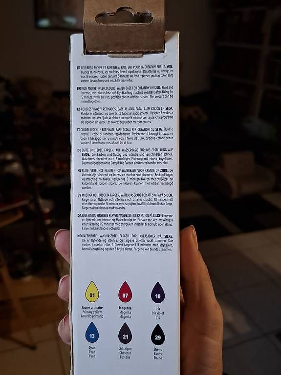 Colori: Pebeo vernice seta professionali set da 6 x 20 ml – Nuovo e nell'imballaggio originale da Coldrerio venduto da camillo71 1