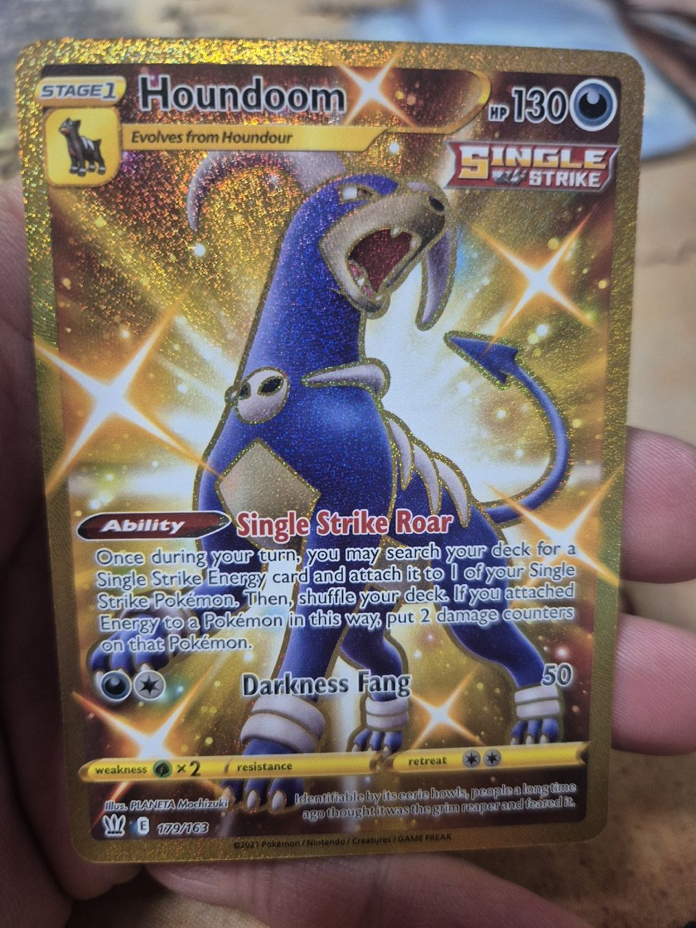 Pokémon Carte collezionabili: Shiny Houndoom Gold Eng. – Nuovo (secondo la descrizione) da Güttingen venduto da trophy117