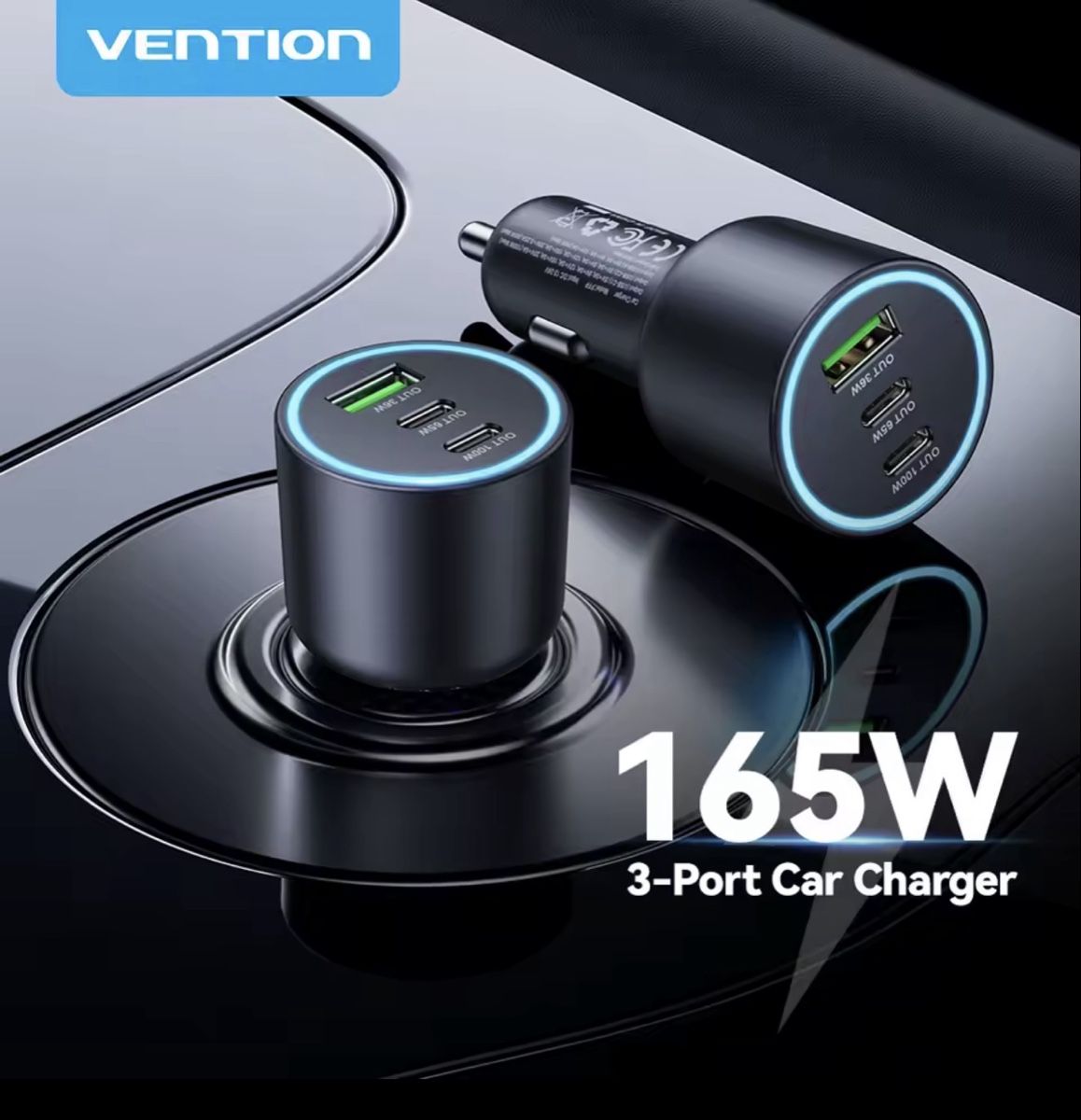 Unità & Adattatore: Vention 165w Car Charger adapter – Nuovo (secondo la descrizione) da Winterthur venduto da Ennio1984