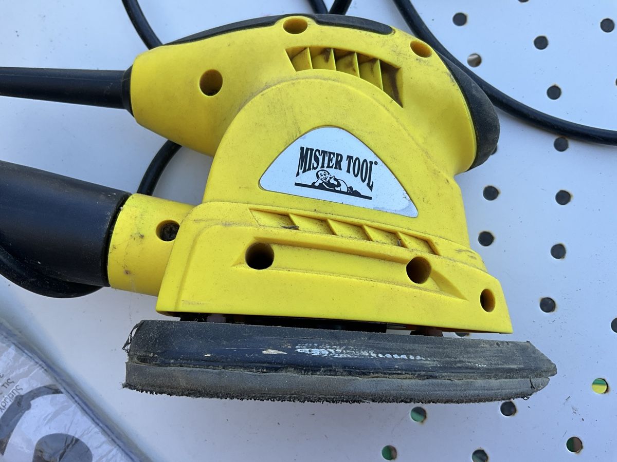 Schleifen & Polieren: Mister Tool Faustschleifer 130W mit Absaugadapter  – Gebraucht aus Thal von nocheli 4