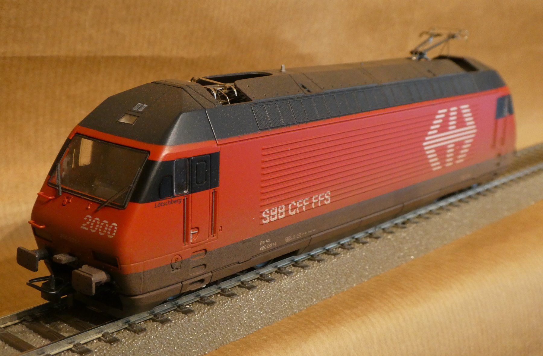 Roco Modellini di ferrovie: Roco SBB Re 460 'Lötschberg' DUMMY – Usato da Muri b. Bern venduto da Malagueno 1