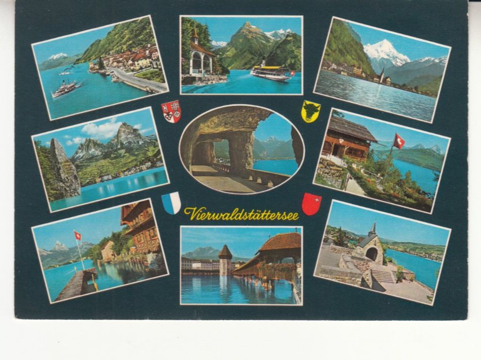 Cartoline postali: Vierwaldstättersee ca. 1970 – Usato da Bürglen TG venduto da StampGraf