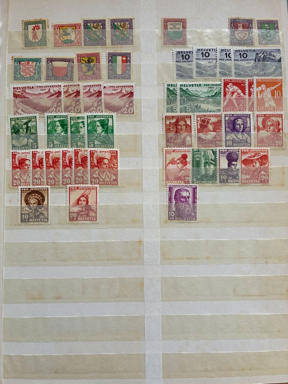 Tutti i francobolli: Sammlung Pro Juventute – Usato da Eggersriet venduto da stamp303 2
