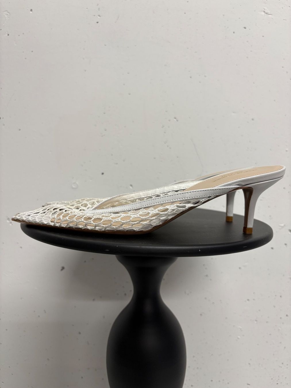 Damenschuhe: Sconlan Theodore Mules Schuhe Weiss Gr. 39 Netz Spitz – Neu (gemäss Beschreibung) aus Regensdorf von secondchancefashion