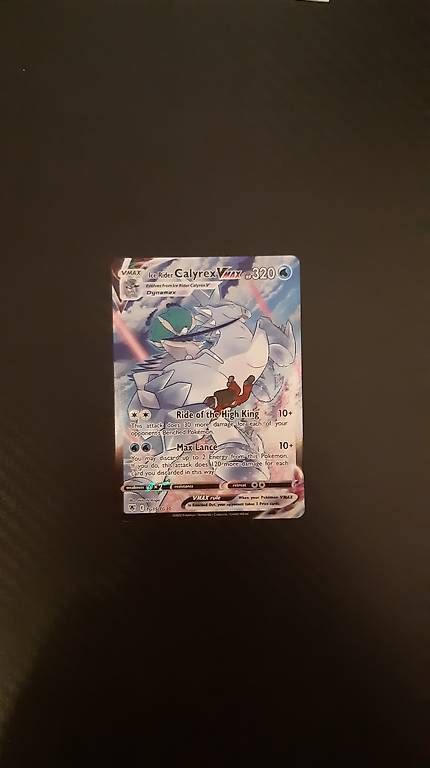 Carte collezionabili: Pokémon Karte: Ice Rider Calyrex Vmax – Usato da Pieterlen venduto da Tobias2011