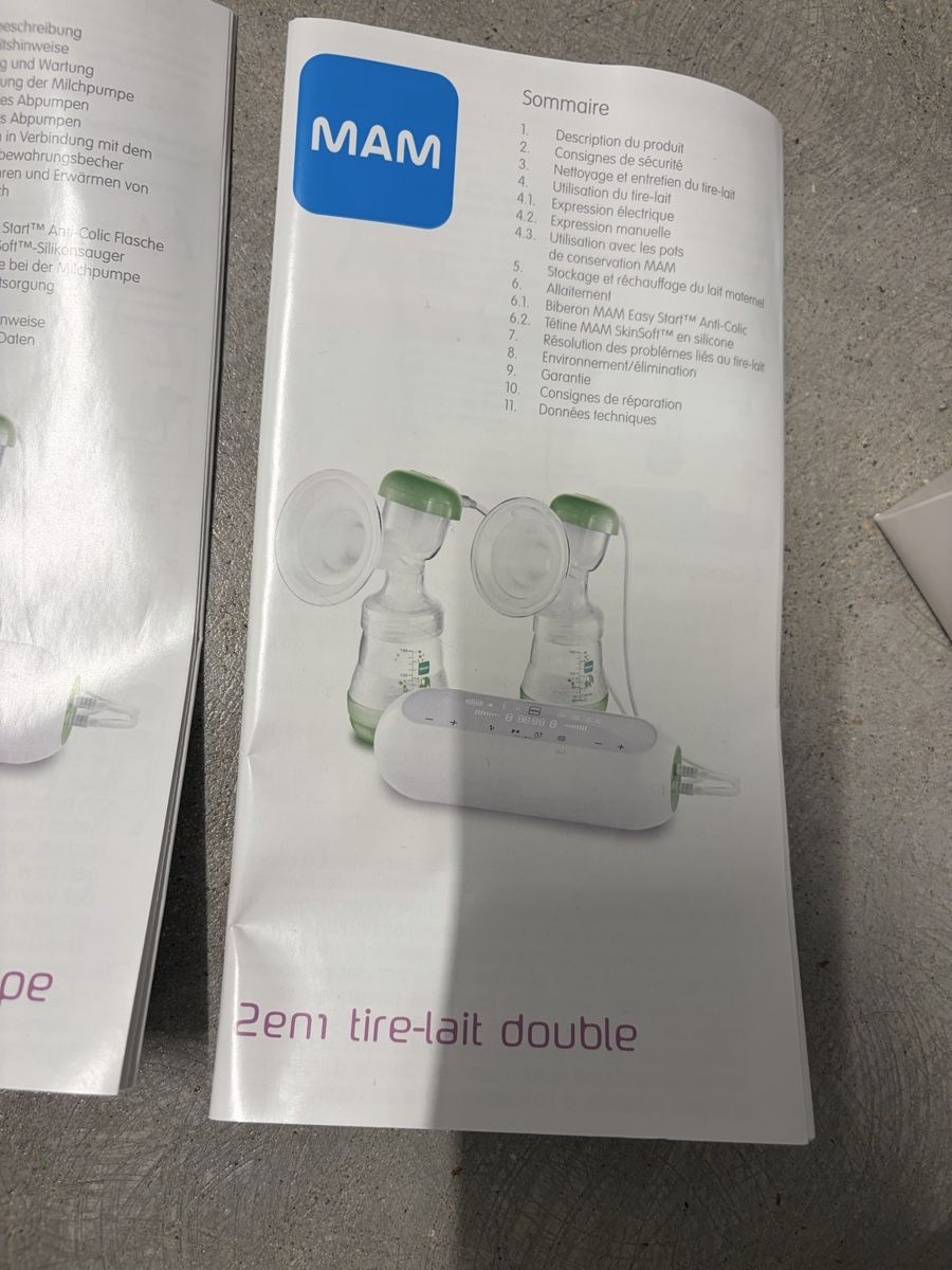 Mam Stillzubehör: MAM tire-lait double  – Gebraucht aus Môtier (Vully) von Gins