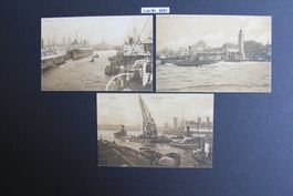 Ansichtskarten Hamburger Hafen um 1920              Los 6081