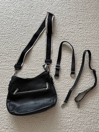 Ledertasche schwarz
