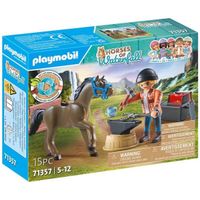 Playmobil Horses of Waterfall 71357 Hufschmied Ben Achilles