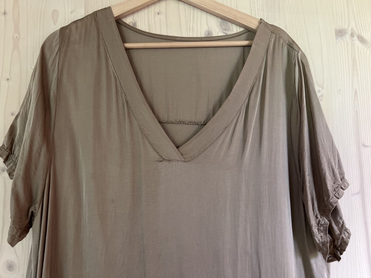 Vestiti: Goldfarbenes Strandkleid Kleid mit Seide neu – Nuovo (secondo la descrizione) da Uebeschi venduto da 1Anna1 1